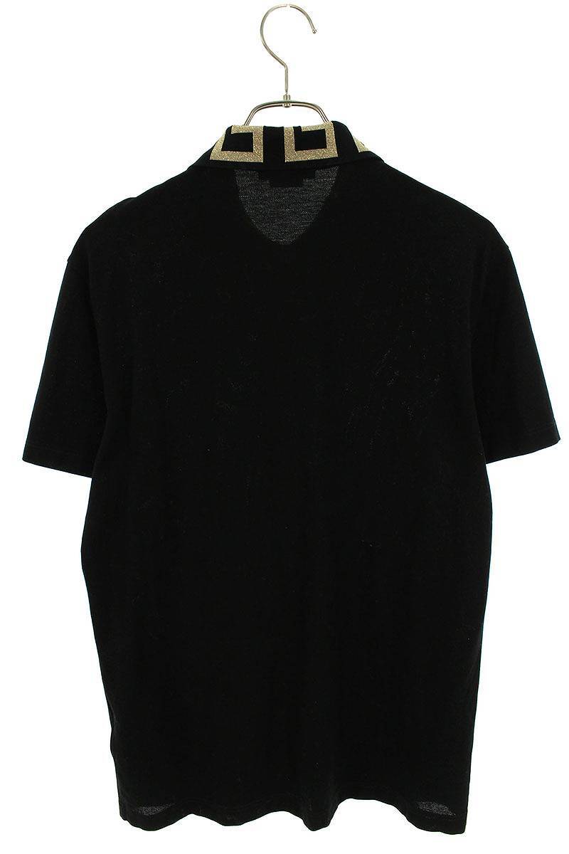 ヴェルサーチェ Versace A87402 A231240 サイズ:S メデューサ刺繍半袖ポロシャツ 中古 BS99_画像2
