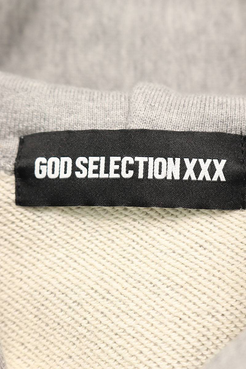 ゴッドセレクショントリプルエックス GOD SELECTION XXX 21AW サイズ:L 志村けんの大爆笑展コラボプルオーバーパーカー 中古 BS99_画像3