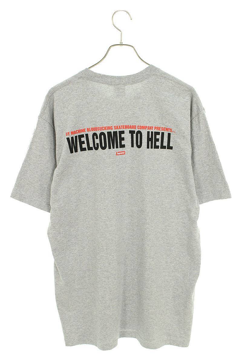 シュプリーム SUPREME トイマシーン 24SS Toy Machine Welcome To Hell Tee サイズ:L フロントフォトプリントTシャツ 中古 NO05_画像2