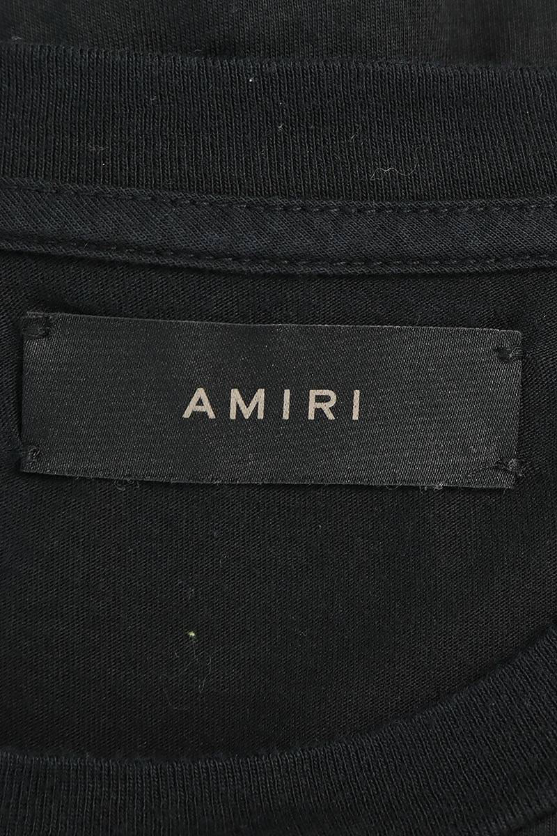 アミリ AMIRI サイズ:L ロゴプリントリラックスオーバーサイズTシャツ 中古 SB01_画像3