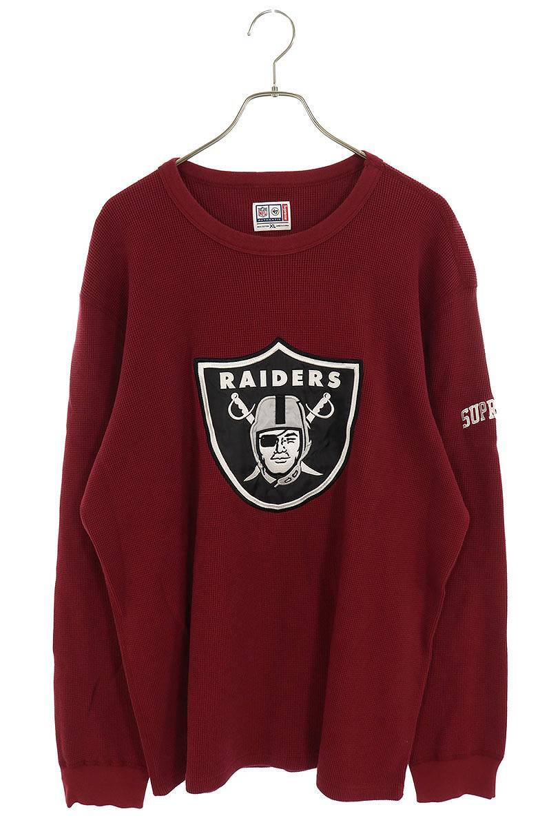 シュプリーム SUPREME 19SS Raiders 47 Thermal サイズ:XL レイダースサーマル長袖カットソー 中古 BS55_画像1