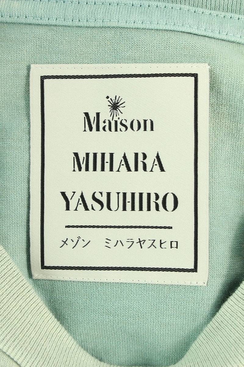 Mihara Yasuhiro MIHARAYASUHIRO SUN FADED TEE A12TS611 size :48 Logo embroidery bleach processing damage T-shirt used FK04