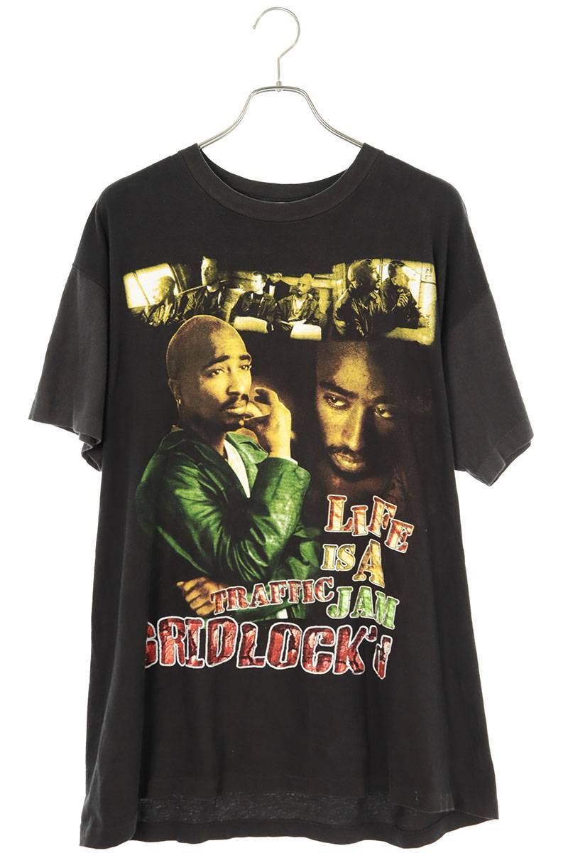 ヴィンテージ VINTAGE 90s 2PAC/2パック サイズ:XXL 両面プリントTシャツ 中古 SB01_画像1