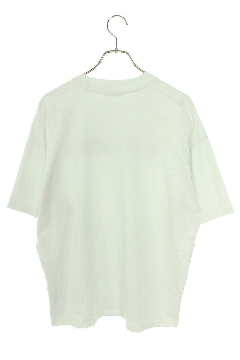 ジルサンダー JILSANDER JSMS707045 サイズ:M ロゴプリントTシャツ 中古 OM10_画像2