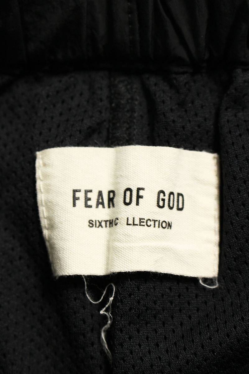 フィアオブゴッド FEAR OF GOD SIXTH COLLECTION サイズ:XS ドローストリングナイロンショートパンツ 中古 SB01_画像3