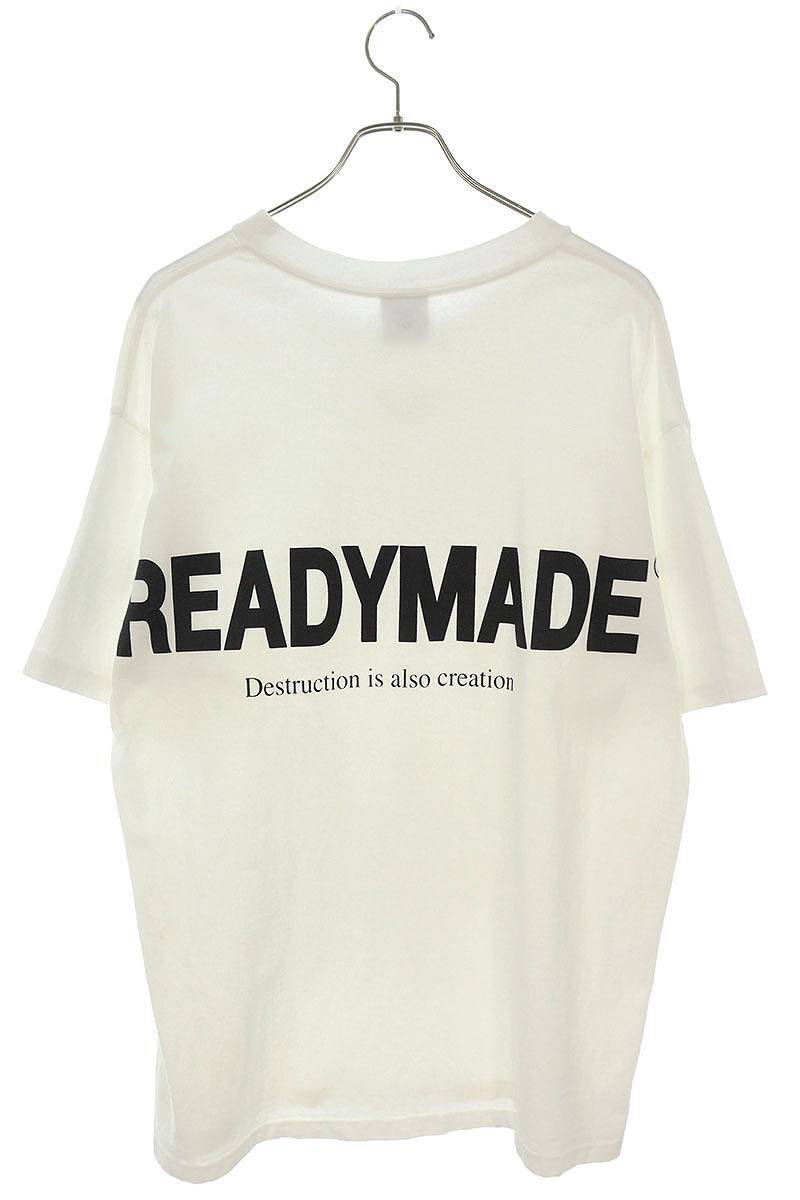 レディメイド READYMADE RE-CO-WH-00-00-24 サイズ:XL バックロゴプリントTシャツ 中古 BS99_画像2