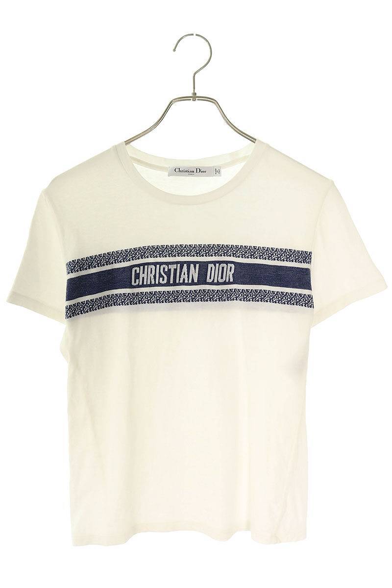 クリスチャンディオール Christian Dior 143T04A4043 サイズ:XS シグネチャーロゴTシャツ 中古 BS99_画像1