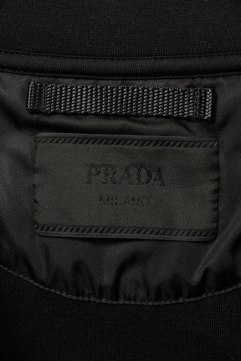 プラダ PRADA UJL096 サイズ:XL RE-NYLON三角ロゴプレートナイロン切替スウェット 中古 OM10_画像3