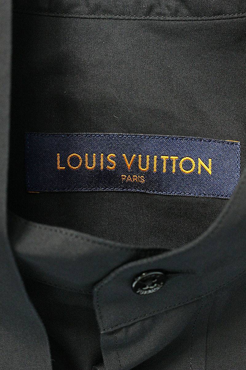 ルイヴィトン LOUISVUITTON RM192 NLZ HHS60W サイズ:XS ネックバンダナノーカラーワイド半袖シャツ 中古 SB01_画像3