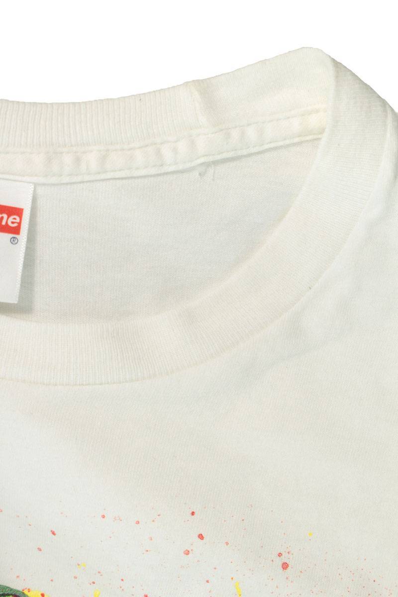 シュプリーム SUPREME 20SS Paint Logo Tee サイズ:M ペイントロゴプリントTシャツ 中古 OM10_画像4