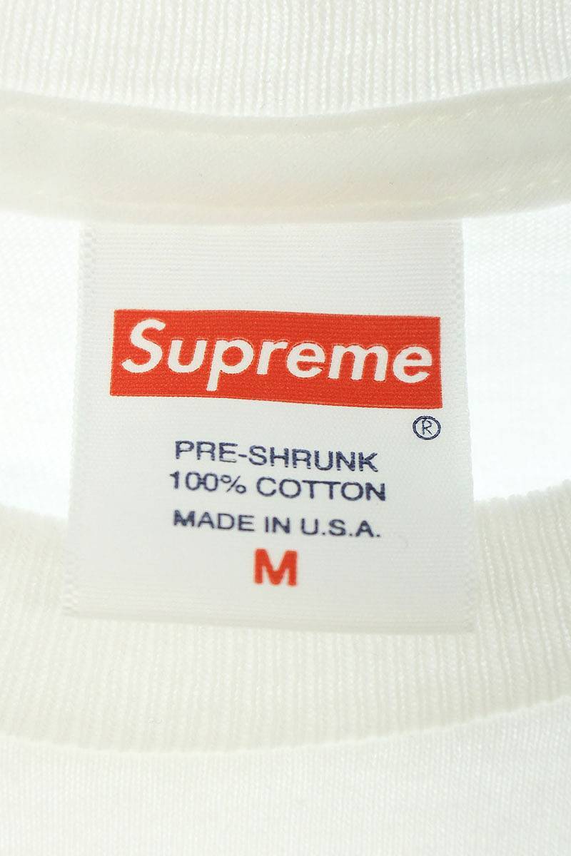 シュプリーム SUPREME 20SS Paint Logo Tee サイズ:M ペイントロゴプリントTシャツ 中古 OM10_画像3