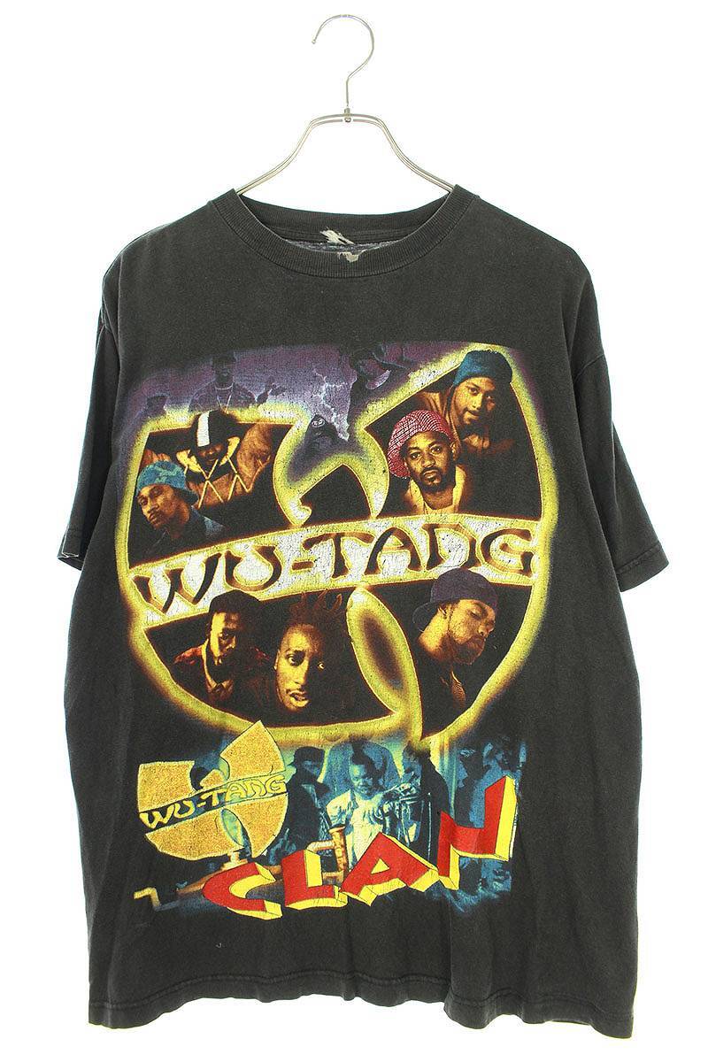 ヴィンテージ VINTAGE 90s wu-tang clan/ウータンクラン プリントデザインTシャツ 中古 FK04_画像1
