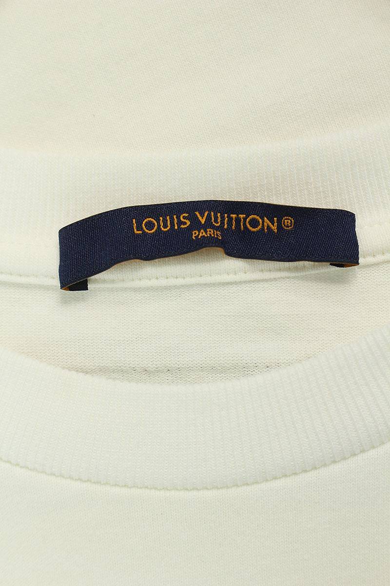 ルイヴィトン LOUISVUITTON 23SS RM231 NPL HOY78W サイズ:M レインボープリンテッドTシャツ 中古 SS13_画像3