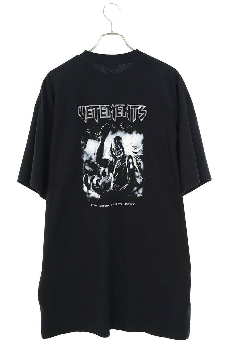 ヴェトモン VETEMENTS 21SS UE51TR570B サイズ:XS エレクトリックヘビーメタルTシャツ 中古 SB01_画像2