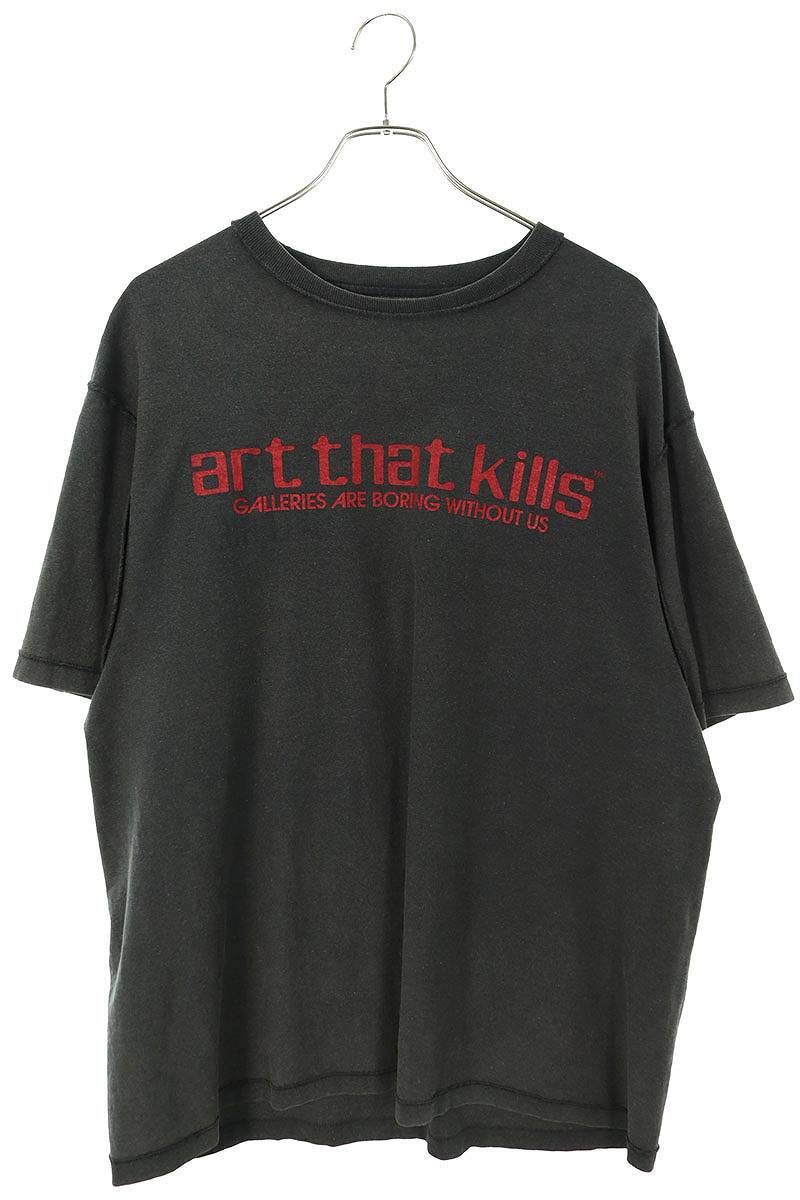 ギャラリーデプト GALLERY DEPT ART THAT KILLS サイズ:L プリントデザインTシャツ 中古 SB01_画像1