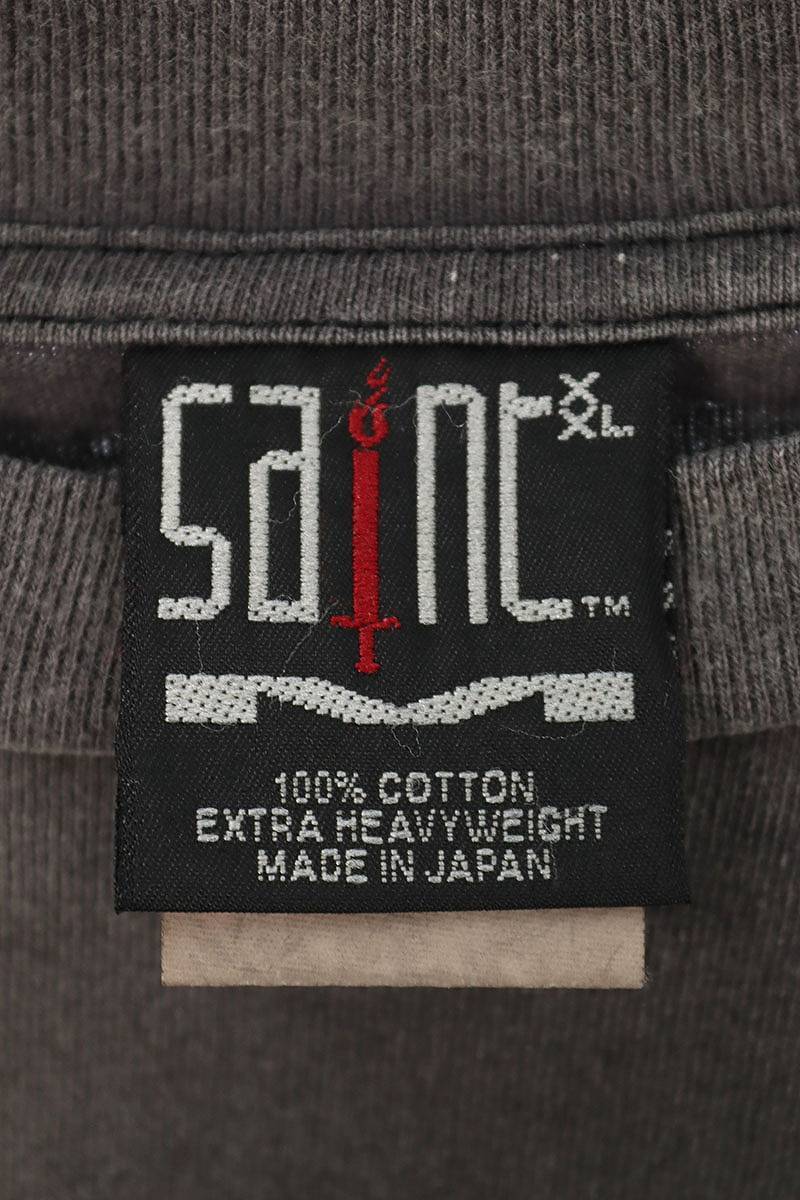 セントマイケル SAINT MICHAEL 22SS SM-S22-0000-010 サイズ:XXL Never Be AloneプリントTシャツ 中古 OM10_画像3