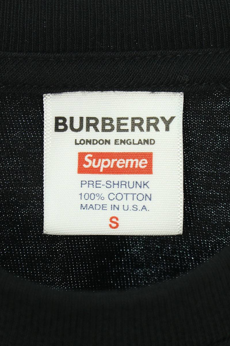 シュプリーム SUPREME バーバリー 22SS Burberry Box Logo Tee サイズ:S ボックスロゴTシャツ 中古 SB01_画像3