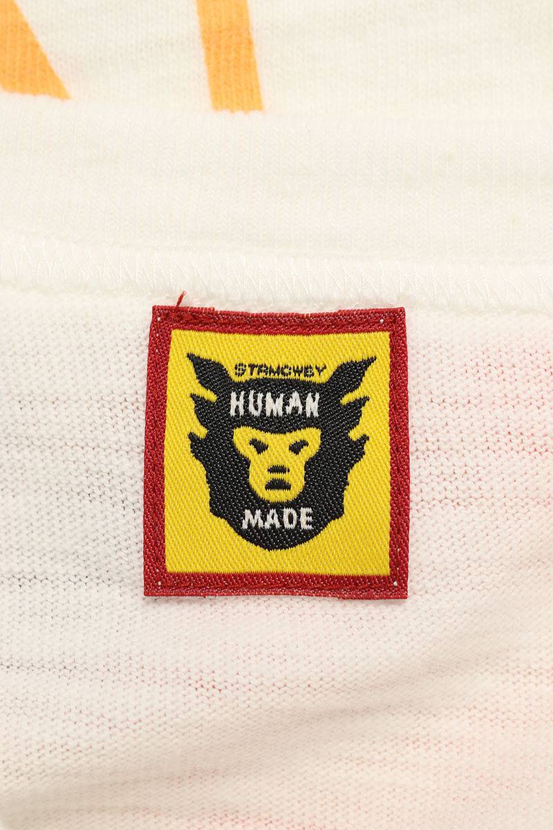 ヒューマンメイド HUMAN MADE サイズ:L バックフラミンゴプリント胸ポケットTシャツ 中古 OM10_画像3