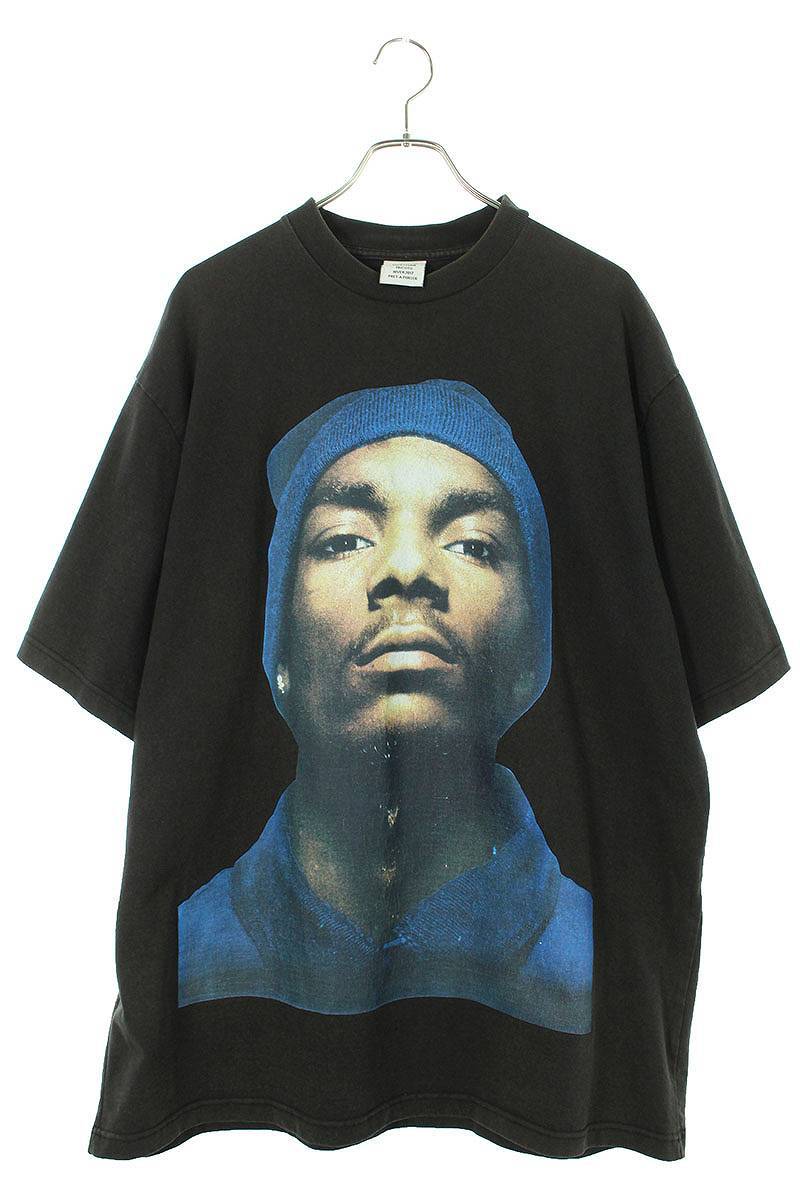 ヴェトモン VETEMENTS Snoop Dogg サイズ:XS スヌープドッグプリントTシャツ 中古 SB01_画像1