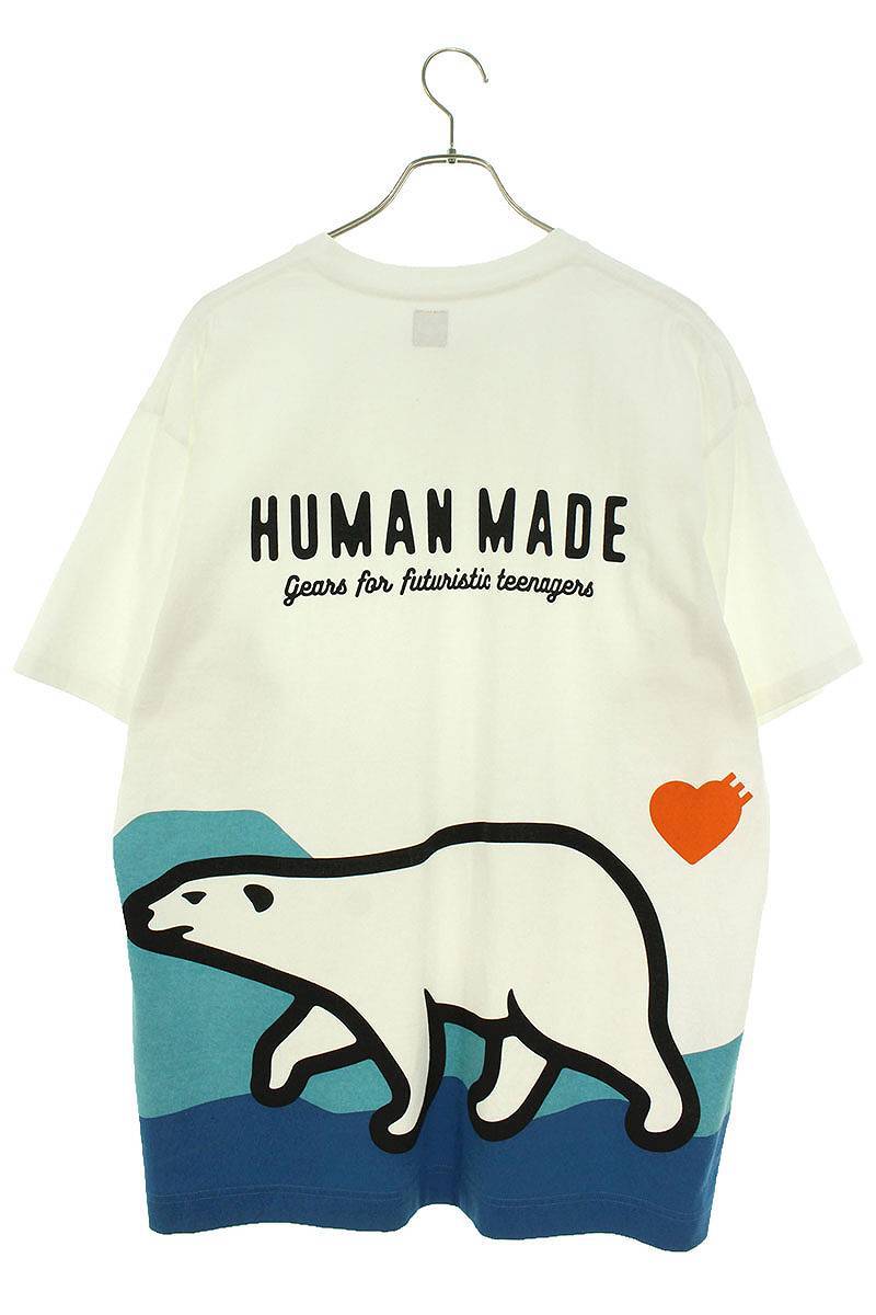 ヒューマンメイド HUMAN MADE GRAPHIC T-SHIRT サイズ:XL ベアーロゴプリントTシャツ 中古 SB01_画像2