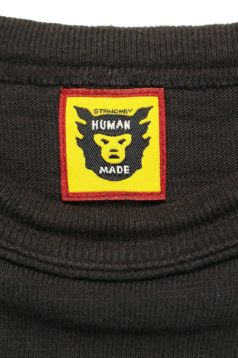 ヒューマンメイド HUMAN MADE サイズ:L バックプリントTシャツ 中古 SB01_画像3