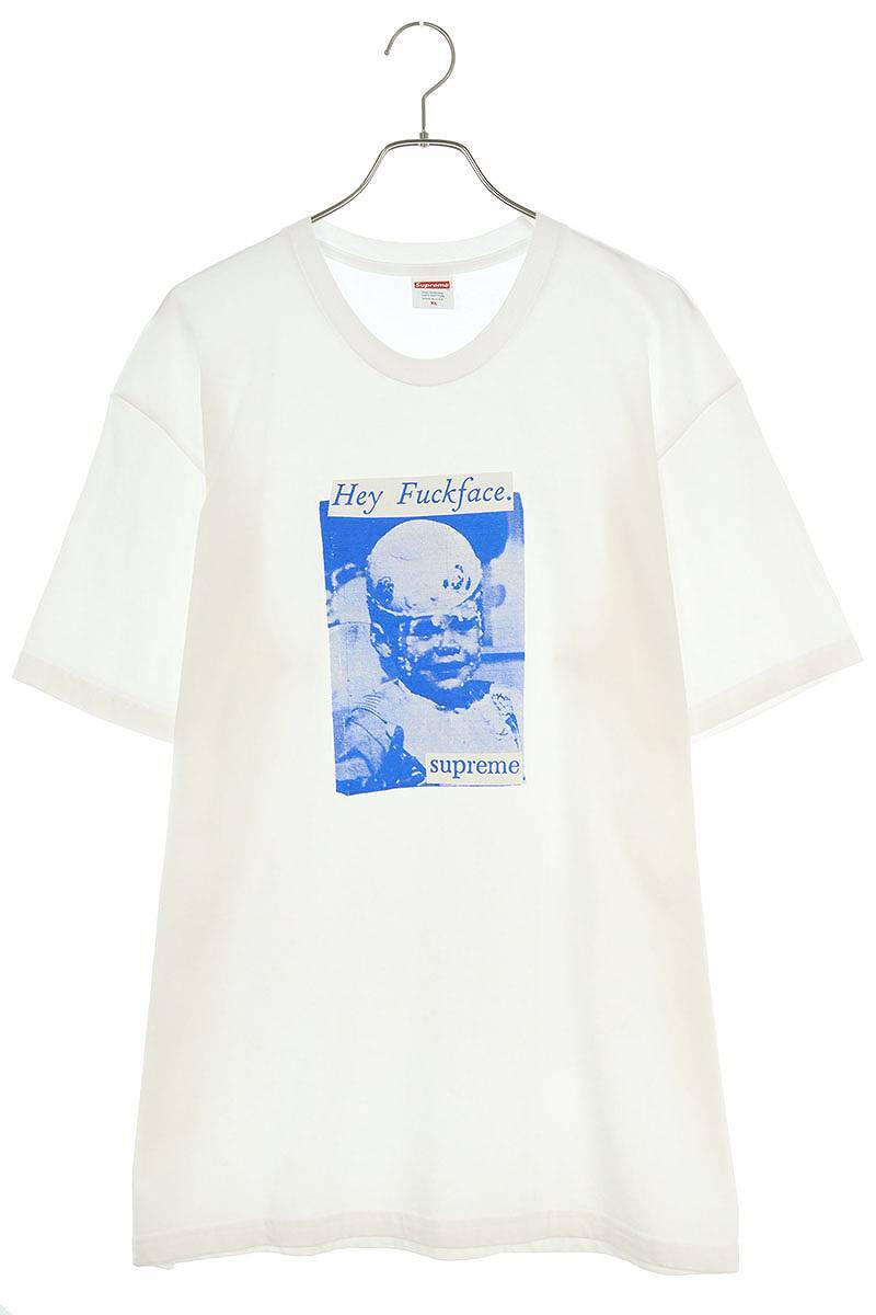 シュプリーム SUPREME 18SS Fuck Face Tee サイズ:XL ファックフェイスフォトプリントTシャツ 中古 SB01_画像1