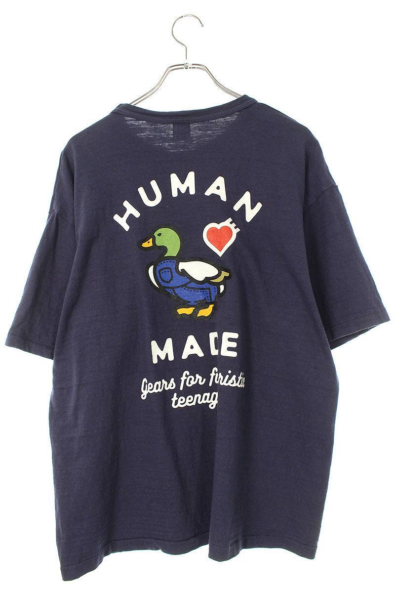 ヒューマンメイド HUMAN MADE サイズ:2XL バックプリントポケットTシャツ 中古 OM10_画像2