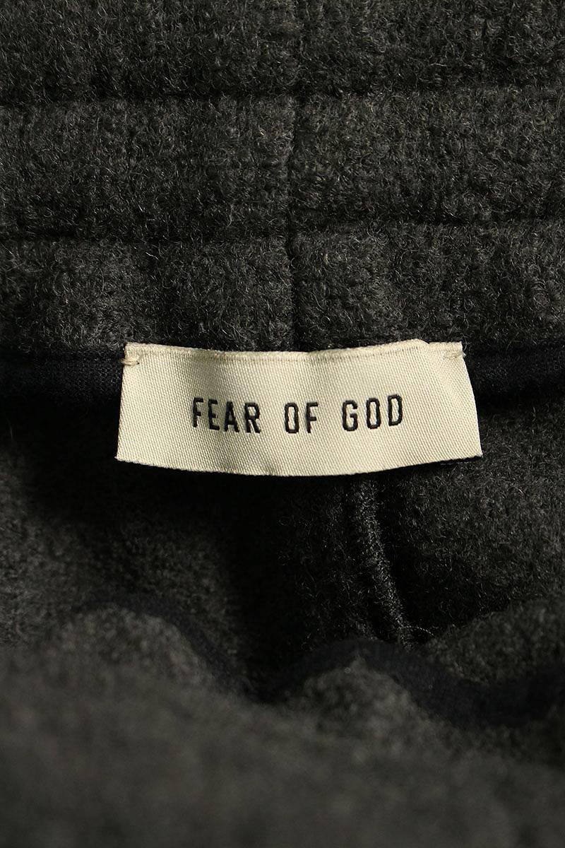 フィアオブゴッド FEAR OF GOD ウールサイドライン サイズ:S ウールサイドラインハーフパンツ 中古 SB01_画像3