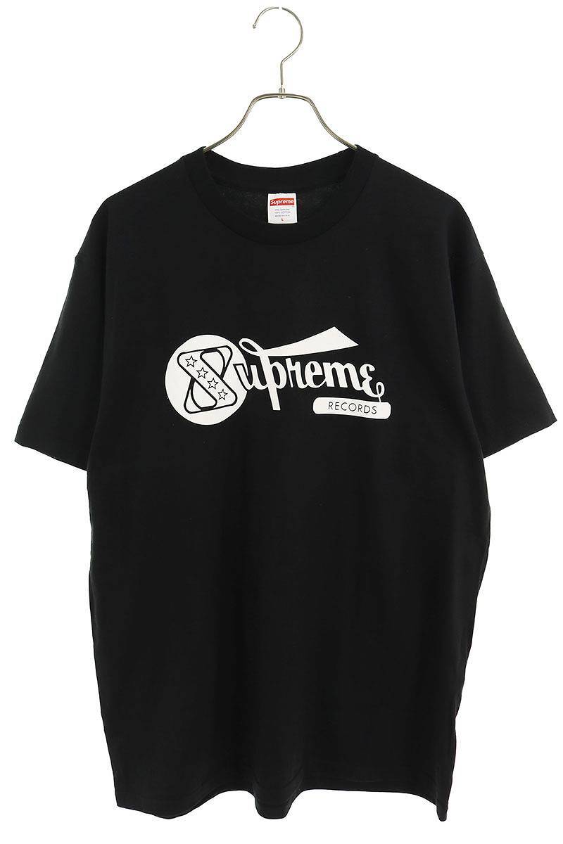 シュプリーム SUPREME 24SS Records Tee サイズ:L シュプリームレコードロゴプリントTシャツ 中古 SB01_画像1