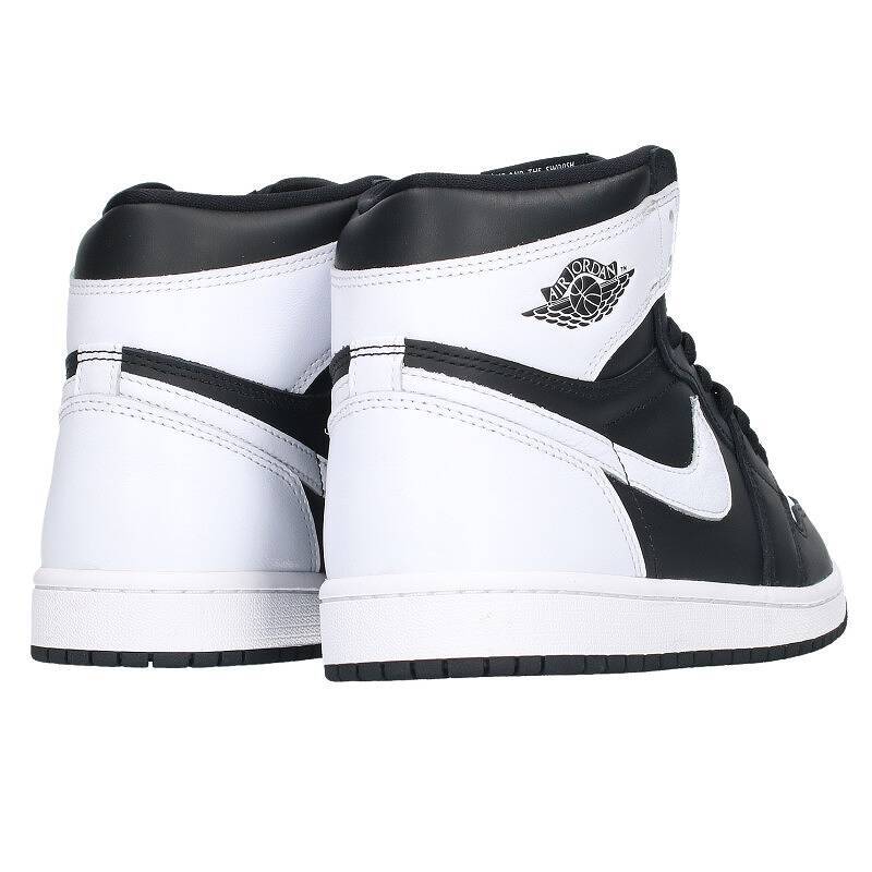 ナイキ NIKE AIR JORDAN 1 RETRO HIGH OG BLACK WHITE DZ5485-010 26cm エアジョーダン1ハイオージースニーカー 中古 BS99_画像2