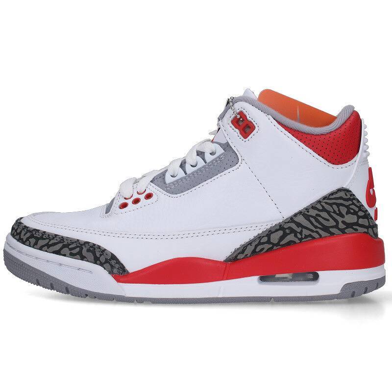 ナイキ NIKE AIR JORDAN 3 RETRO OG FIRE RED DN3707-160 サイズ:23cm エアジョーダン3レトロOGファイアレッドスニーカー 中古 BS99_画像1