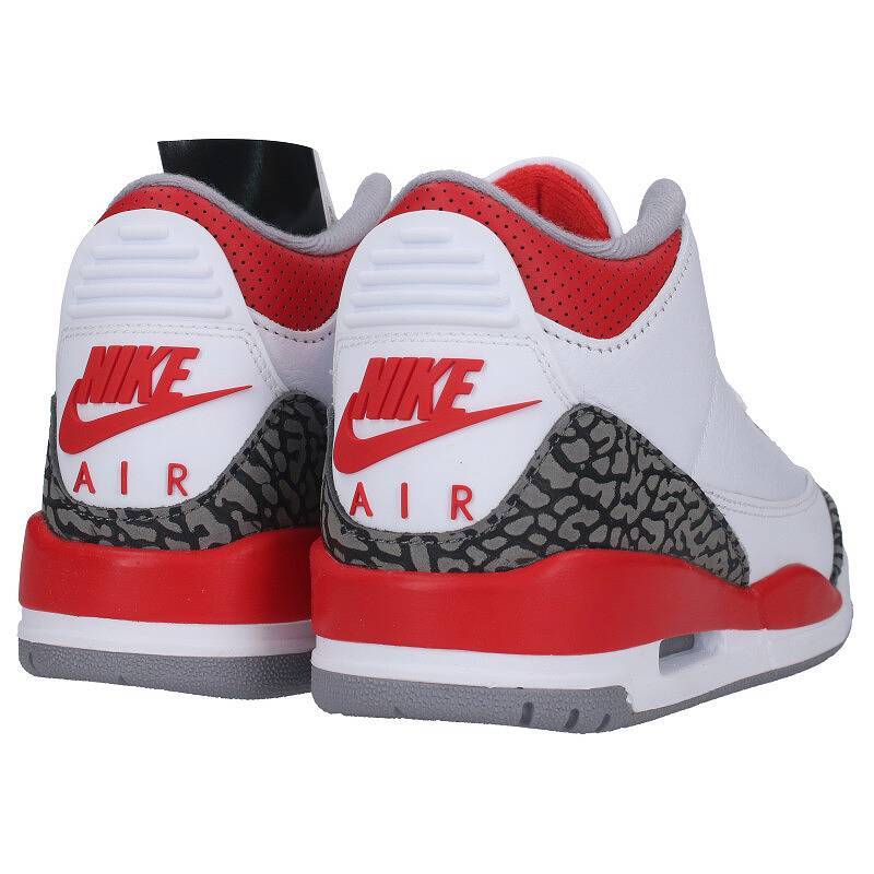 ナイキ NIKE AIR JORDAN 3 RETRO OG FIRE RED DN3707-160 サイズ:23cm エアジョーダン3レトロOGファイアレッドスニーカー 中古 BS99_画像2