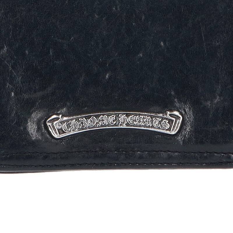 クロムハーツ Chrome Hearts CARD CASE/カードケース グロメット付きレザーカードケース 中古 SS07_画像4