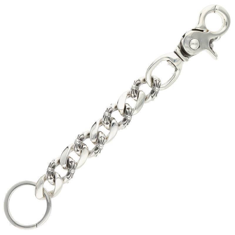 Chrome Hearts Chrome Hearts CLP CHN FANCY-L/ long fancy link size : long silver key chain used OS06