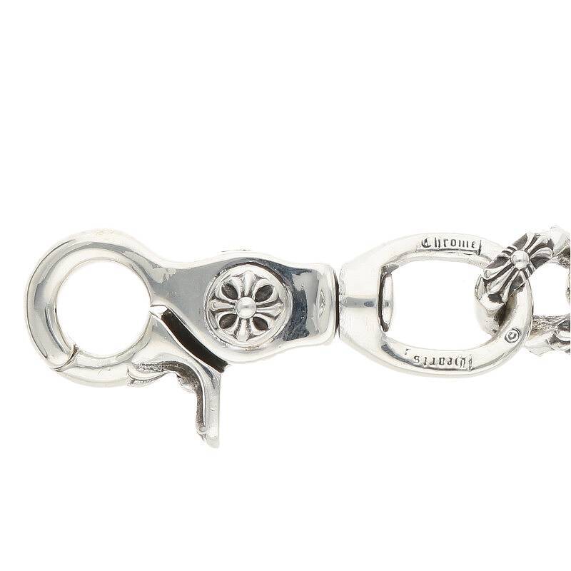  Chrome Hearts Chrome Hearts CLP CHN FANCY-L/ long fancy link size : long silver key chain used OS06