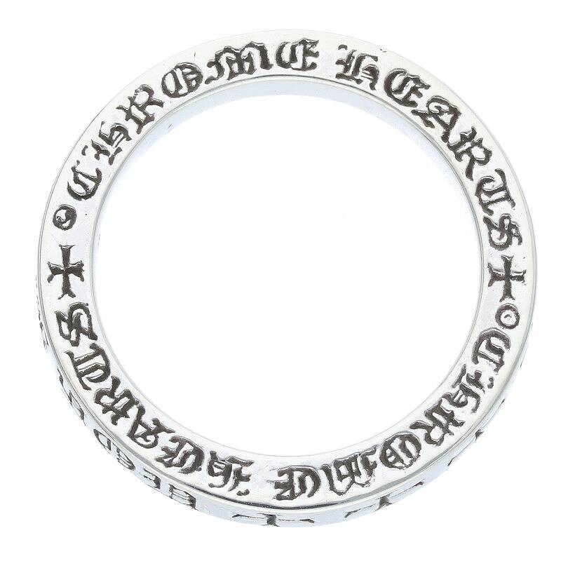 クロムハーツ Chrome Hearts 3mm SPACER FUCKYOU/3mmスペーサーファックユー サイズ:19号 シルバーリング 中古 SS07_画像5