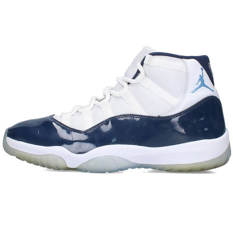 ナイキ NIKE AIR JORDAN 11 RETRO UNC WIN LIKE 82 378037-123 29cm エアジョーダン11 レトロ UNC ウィン ライクスニーカー 中古 BS99_画像1