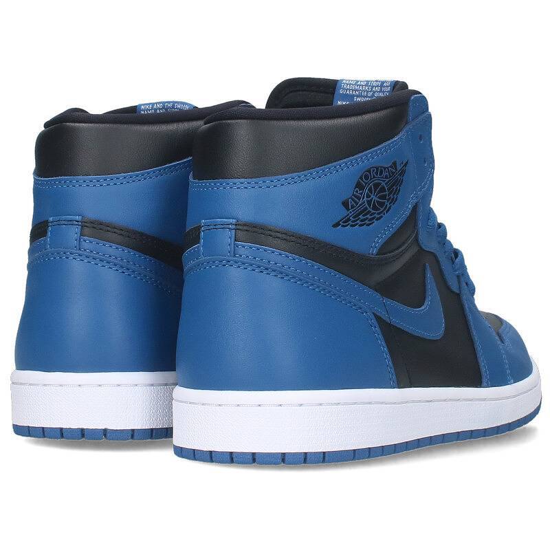 ナイキ NIKE AIR JORDAN 1 RETRO HIGH OG DARK MARINA BLUE 555088-404 27.5cm エアジョーダン1レトロハイスニーカー 中古 BS99_画像2