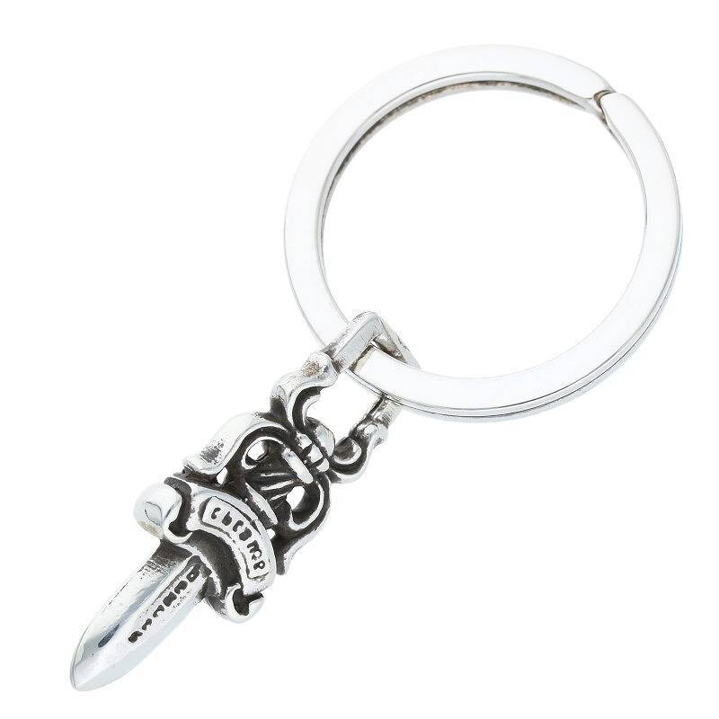 クロムハーツ Chrome Hearts RNG&No5 DGGR/キーリング#5ダガー シルバーキーリング 中古 SS07_画像2