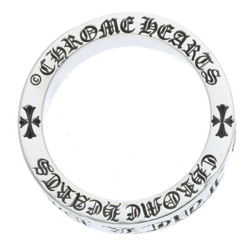 クロムハーツ Chrome Hearts 6mm SPACER FUCKYOU/スペーサーファックユー サイズ:19号 シルバーリング 中古 NO05_画像4