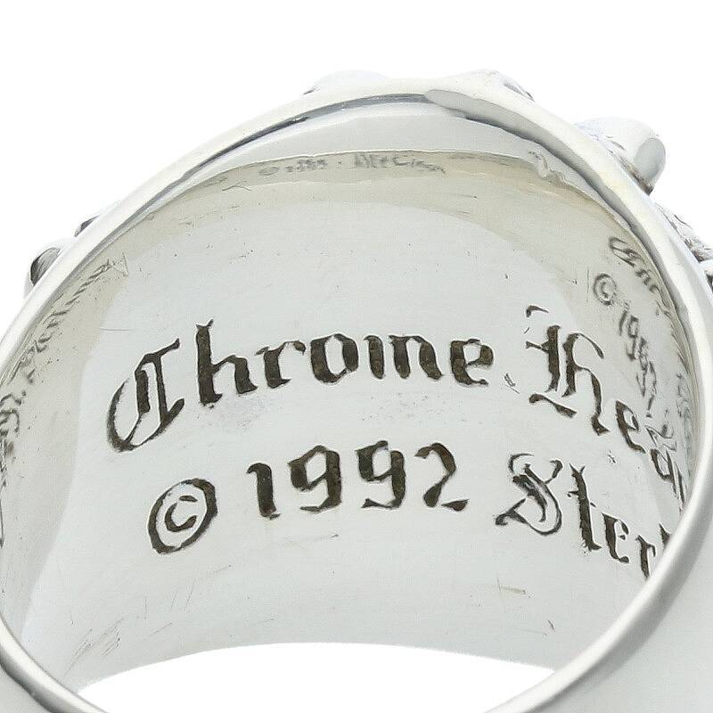 クロムハーツ Chrome Hearts KEEPER/キーパー サイズ:16.5号 シルバーリング 中古 SJ02_画像3