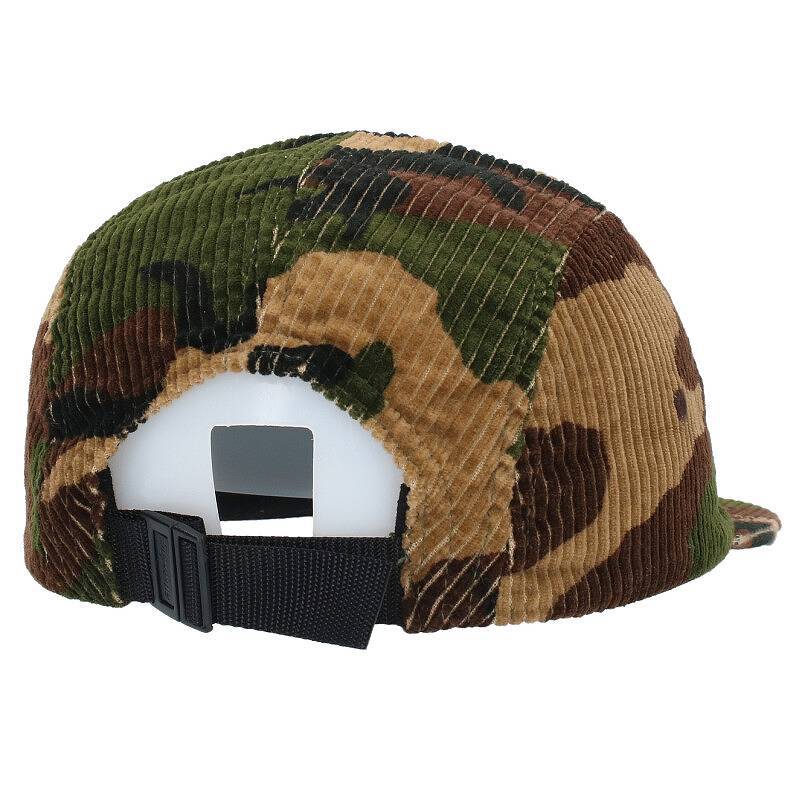 シュプリーム SUPREME 19AW Camo Corduroy Camp Cap カモコーデュロイキャンプキャップ帽子 中古 BS99_画像2