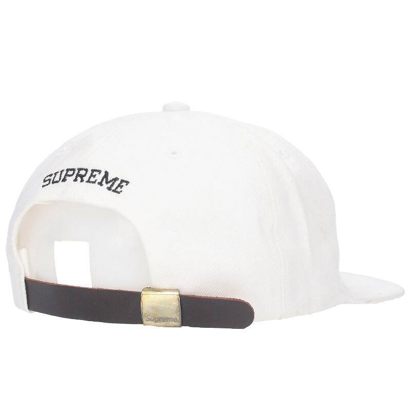 シュプリーム SUPREME 17SS Washed Denim S Logo 6-Panel ウォッシュドデニムSロゴ6パネル帽子 中古 BS99_画像2