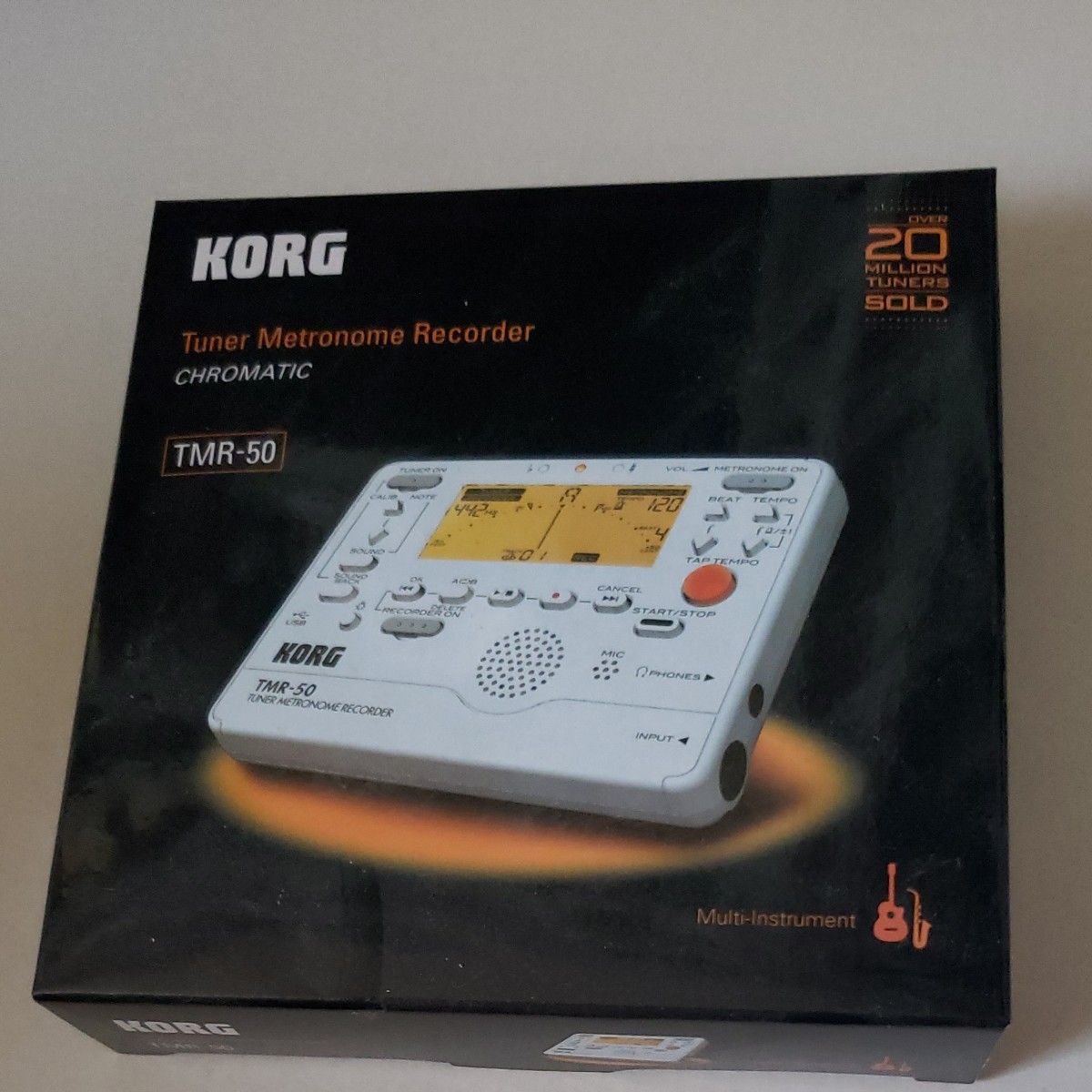 KORG チューナー/メトロノーム/レコーダー TMR-50 PW パールホワイト 新品未開封品