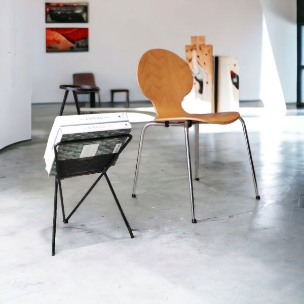Danform Stacking Chair Made in Denmark / # Fritz Hansen # Karl Hansen высококлассный Северная Европа стул Дания Vintage pra i дерево 