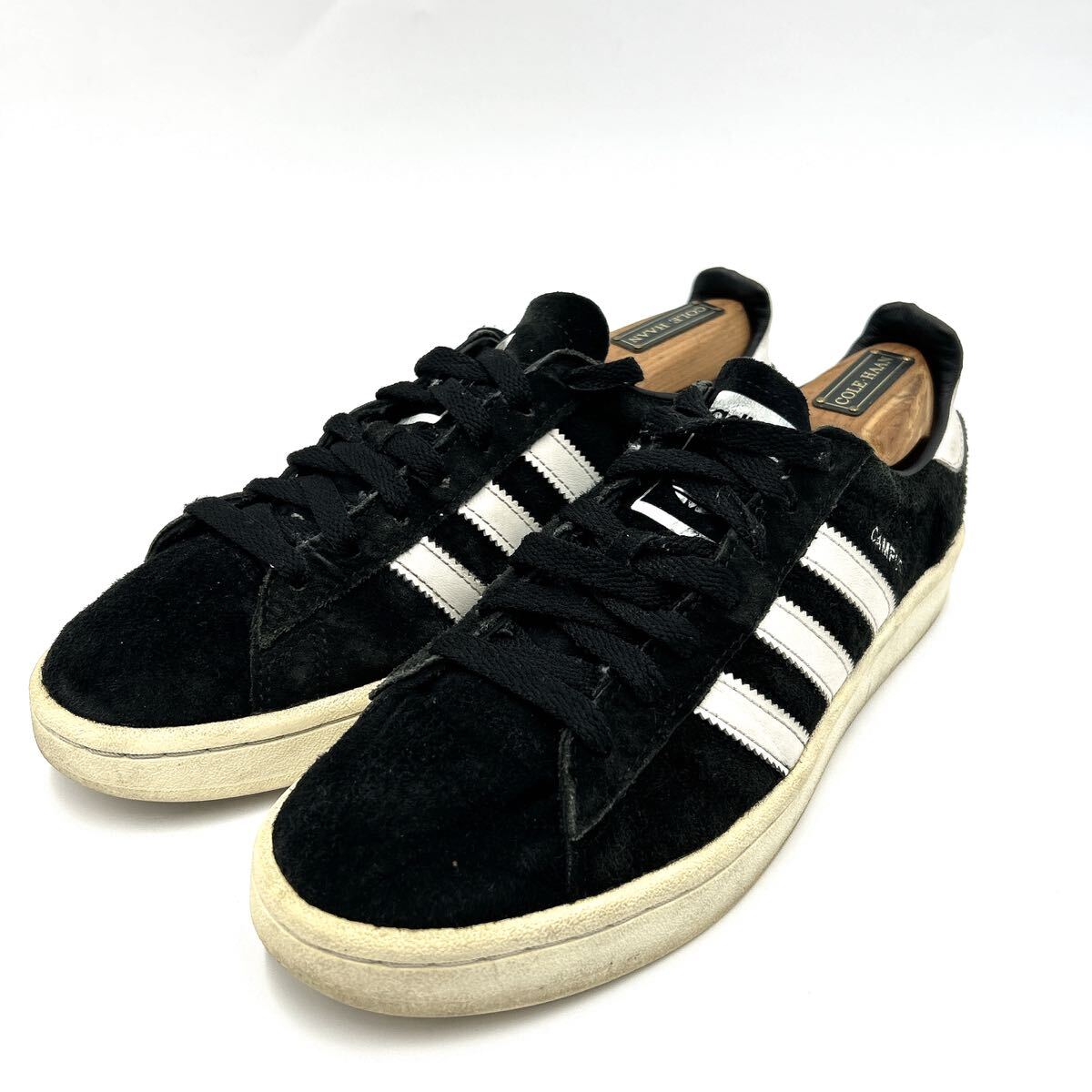 G ■ 17年製 '人気モデル' adidas originals アディダスオリジナルス CAMPUS キャンパス SUEDE ローカット スニーカー 24.5cm 靴 BZ0084_画像1