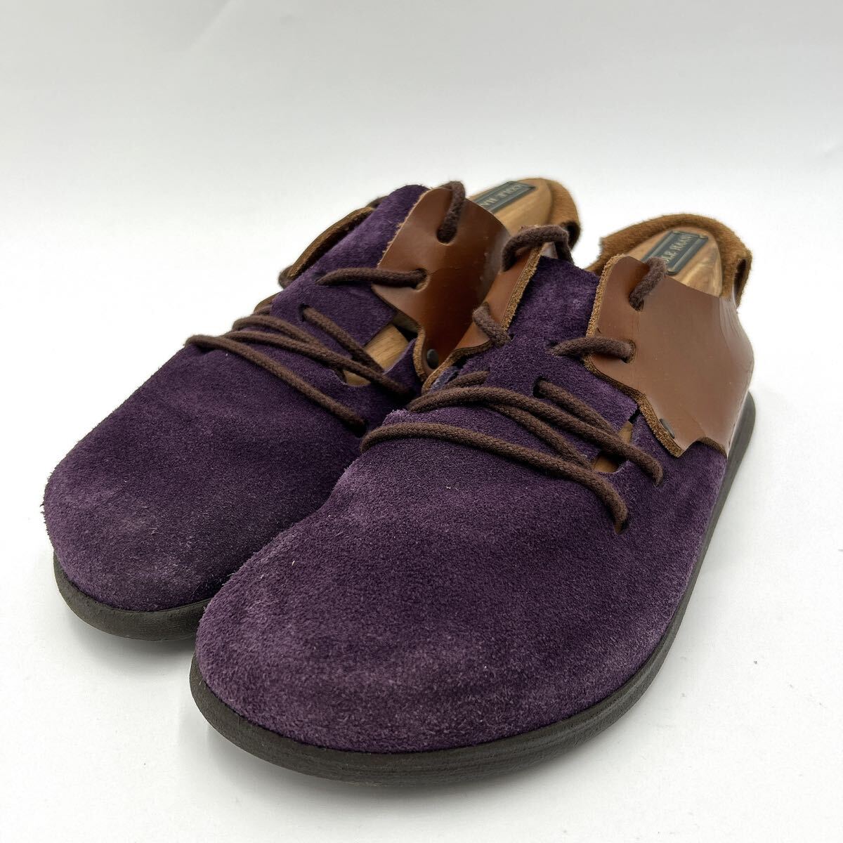 B ■ ドイツ製 '洗礼されたデザイン' BIRKENSTOCK ビルケンシュトック MONTANA モンタナ LEATHER シューズ 25cm メンズ 靴 シューズ _画像1