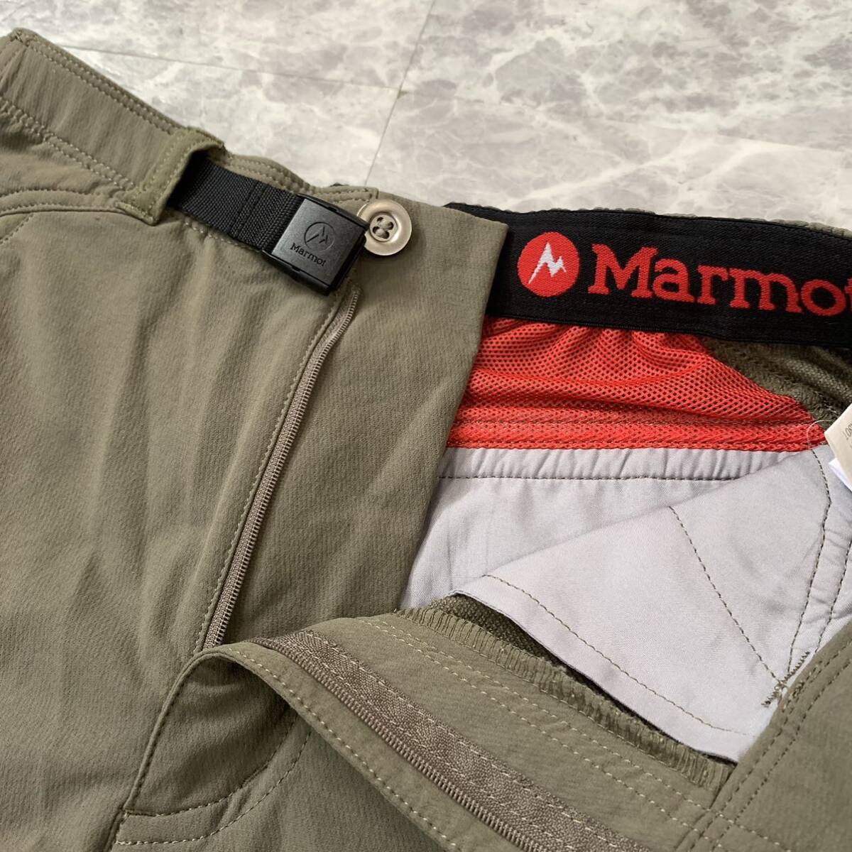 DD ▼ 都会のアウトドアウェア '履き心地抜群' Marmot マーモット ストレッチ トレッキングパンツ / カーゴパンツ size:S メンズ ボトムス_画像4