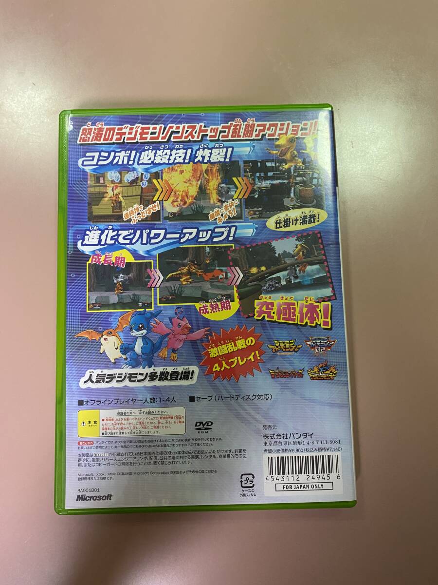 Xbox★デジモン バトル クロニクル★used☆Digimon Battle Chronicles☆import Japan JP_画像3