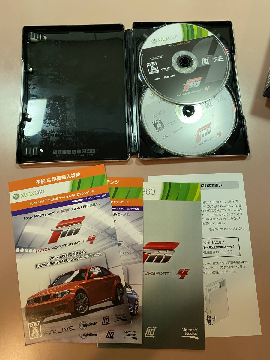 未使用有 Xbox360★フォルツァ モータースポーツ４ リミテッドエディション★used☆Forza Motorsport 4 Limited edition☆_画像2